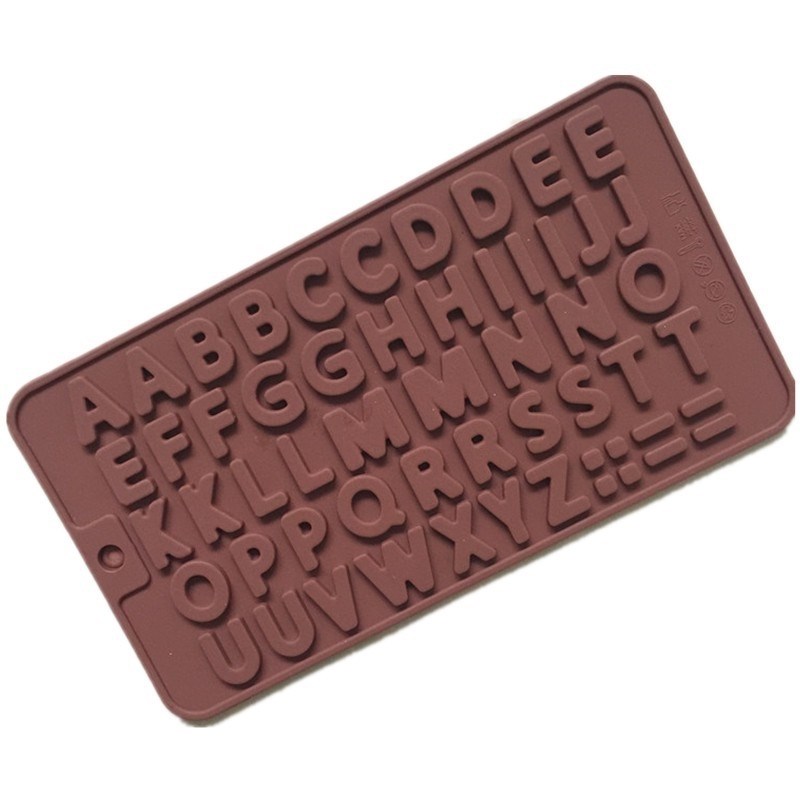 Форма для шоколада - Буквы из шоколада своими руками