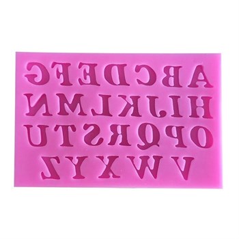 Силиконовый молд Английский алфавит - фото 11415