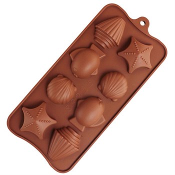 Силиконовая форма для шоколада Морское дно - фото 7402