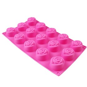 Силиконовая форма для шоколада Розы (15 ячеек)