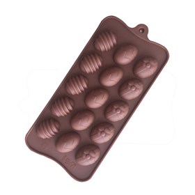 Силиконовая форма для шоколада Яйца ассорти