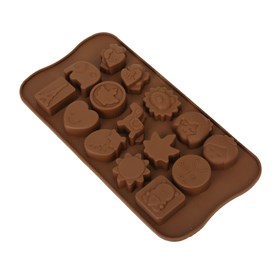 Силиконовая форма для шоколада Детская (мульт)