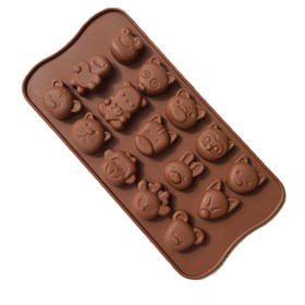 Силиконовая форма для шоколада Животные (Детёныши)