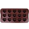 Силиконовая форма для шоколадных конфет Сердца - фото 7166