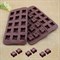 Силиконовая форма для шоколада Фигурная - фото 7805