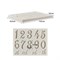 Силиконовый молд Цифры прописные - фото 9605