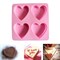 Силиконовая форма 4 Сердца - фото 9814